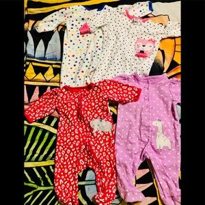 All onesies are 0-3 months each worn one time